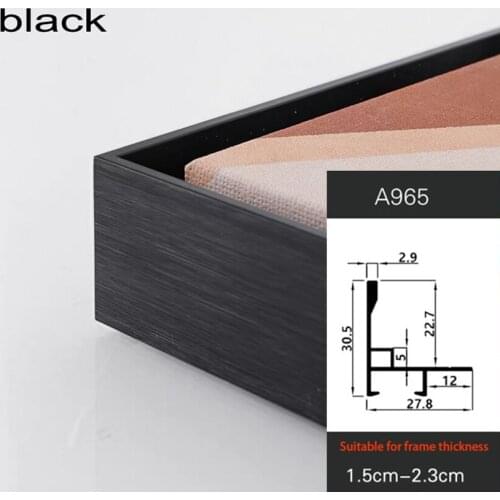 Medium size Picture frame DIY aluminum alloy Canvas Painting Frame For Oil Paintings Frame