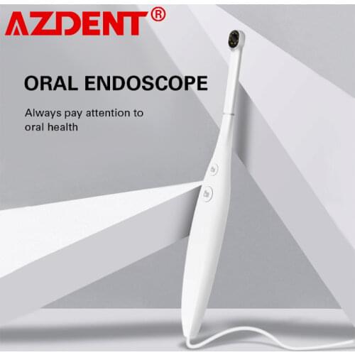 Dentist Oral Endoscope Dental Intraoral Inspection Camera 100W Pixel 6 LED Adjustable Cold Light IPX5 Waterproof PC Android Use