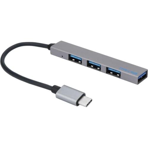 Type-C To 4 Usb Hub Expander Ultra-Thin Mini Portable 4-Port Usb 3.0 Hub Usb Power Interface For Mac-Book Laptop Tablet Computer