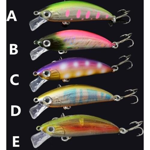SWOLFY 5PCS New Fishing Lure 60mm/9g Sinking Minnow Wobbler Hard Lure Bass Pike peche isca artificial Bait Tackle