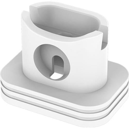 2 In 1 Charging Dock Station Charger For AirPods Case Charger For IWatch Soft Silicone Desk Charging Base Anti-Fall Stand Holder