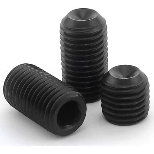 20PCS-M2.5*2/3..1DIN916 12.9 Hexagon Socket Head Set Screw / Base Meter / Machine Meter / Top Wire / Headless Screw High Quality