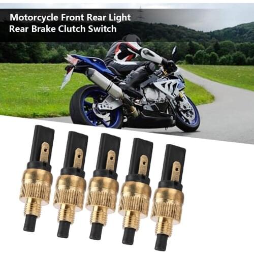 5 Pcs Motorcycle Front Rear Light Rear Brake Clutch Switch Universal for BMW Ducat Motorbike ATV Front Rear Light Rear Brake