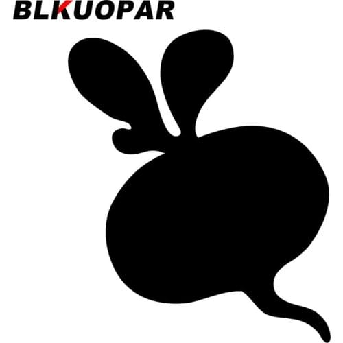 BLKUOPAR for Radish Image Car Stickers Sunscreen Cartoon Decals Occlusion Scratch Laptop Refrigerator Surfboard Decor Car Label