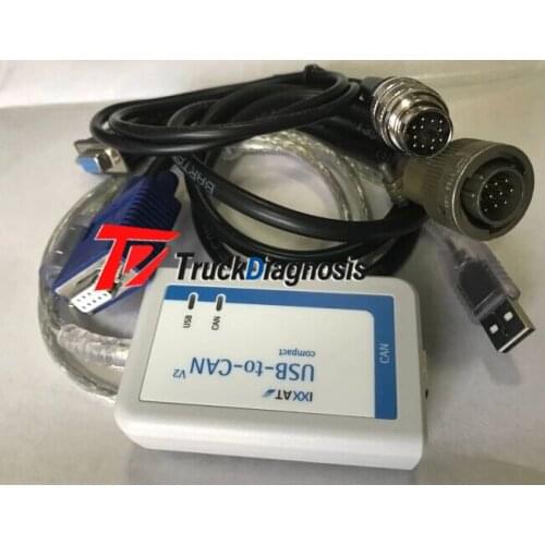 For MTU DIAGNOSTIC KIT (USB-to-CAN V2) with MTU Diasys +MTU ADEC +MUT MEDC cable