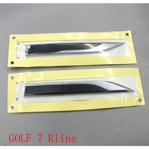 For Golf 7 MK7 Golf 7.5 MK7.5 Rline Leaf plate label Fender logo Side marker Auto Logos Original factory of rline parts 5GG 853