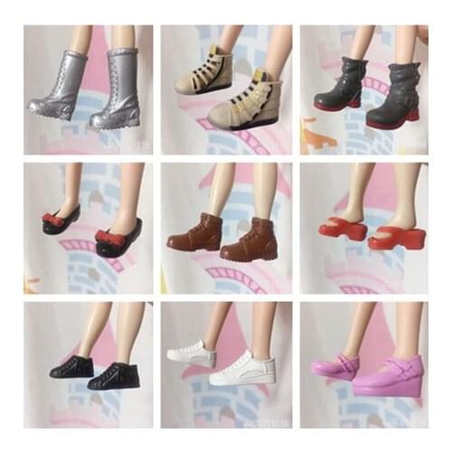 For Licca Doll Shoes Blythe shoes Fashion Female Doll Boots Shoes Dolls Accessories Doll Long Boots