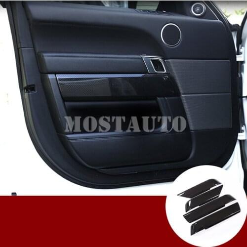 For Land Rover Range Rover Sport 2014-2019 Inner Car Door Panel Molding Cover 2014-2019 4pcs Car Accessories Interior Car Decor