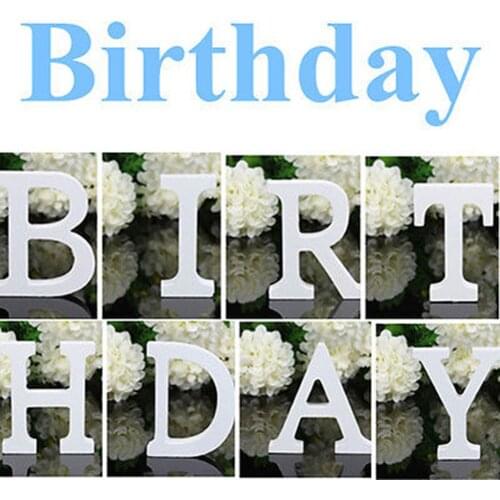 DIY Home Decor Wooden Letters Alphabet Word Bridal Wedding Party Home Decoration Supplies Art Crafts Standing Ornament Wholesale