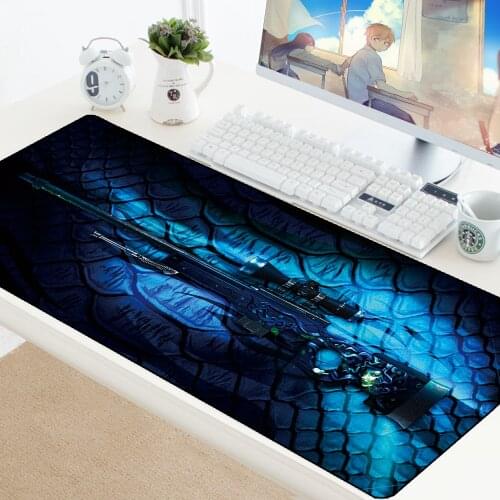 800x300mm CS GO Speed Locking Edge Large Natural Rubber Mouse Pad Hyper Beast AWP Waterproof Game Desk Mousepad XXL Keyboard Mat