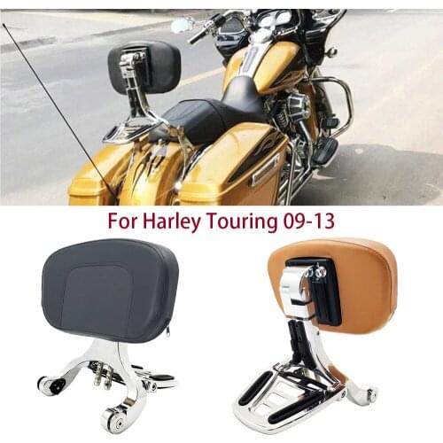 Motorcycle Multi-Purpose Driver Passenger Backrest For Harley Touring Road King Road Glide Street Glide FLHX 2009-2013