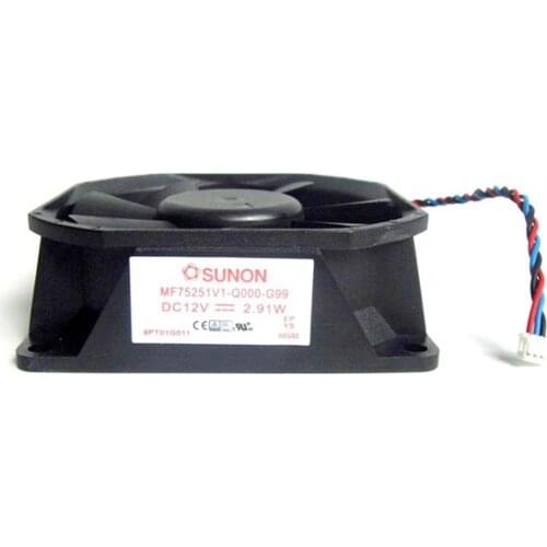 Original SUNON MF75251V1-Q000-G99 DC 12V 2.91W 3-wires Projector Cooling Fan