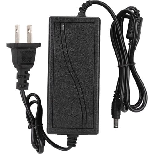 12V6A Desktop Power Adapter Multiple Protection Power Supply Converter With Indicator Light 100-240V Black (US/UK/EU Plug)