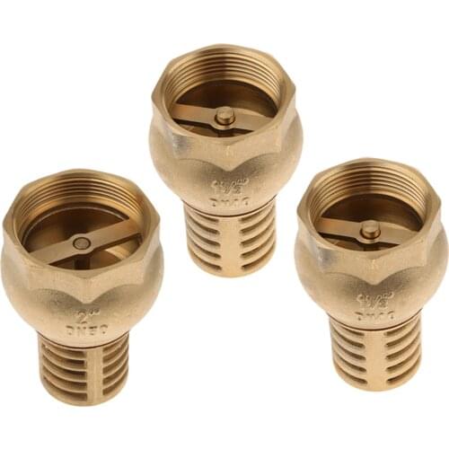 Strong Metal Brass Foot Valve/ Bottom Valve, Easy to Install