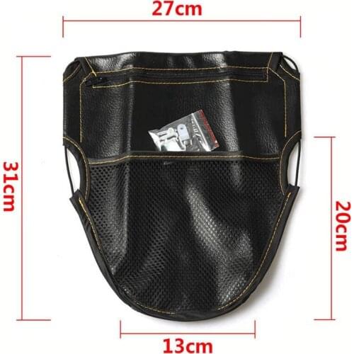 New Motorcycle Scooter Seat Bag Under Seat Storage Pouch Bag Organizer Leather for Xmax PCX150 Tmanx NVX155