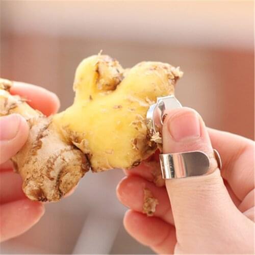 Creative kitchen accessories supplies manual fruit vegetable peeling garlic ginger and garlic peeler paring knife device gadget