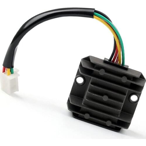 Motorcycle ATV 12V Regulator Rectifier Voltage For CG125cc 150cc 200cc FXD125CC 5 Wires Replacement Part