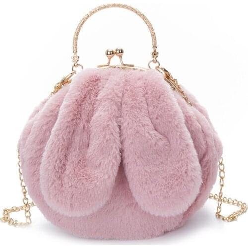 YK-Leik Women's Fur Bags