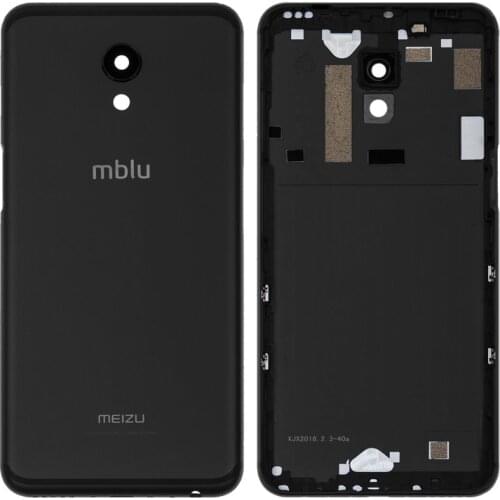 Housing Back Cover Battery Cover Repair Part Replacement compatible with Meizu M6s, (With Camera Lens With Side Button)