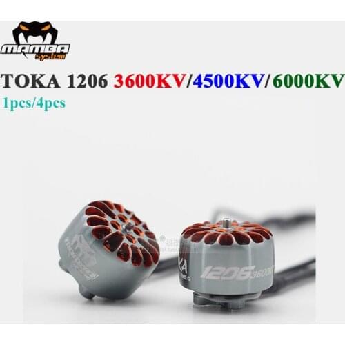 1/4PCS DIATONE MAMBA TOKA 1206 6000KV 3S 4500KV 3600KV 4S 2450KV 6S Brushless Motor for FPV Racing Micro Drones DIY Parts
