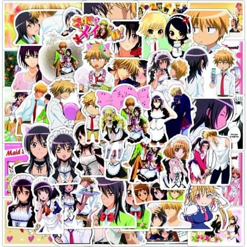 10/50PCS Anime President Is A Maid Stickers Diy Graffiti Decoration Sticker Pack for Guitar Laptop Luggage Waterproof Decal Toys