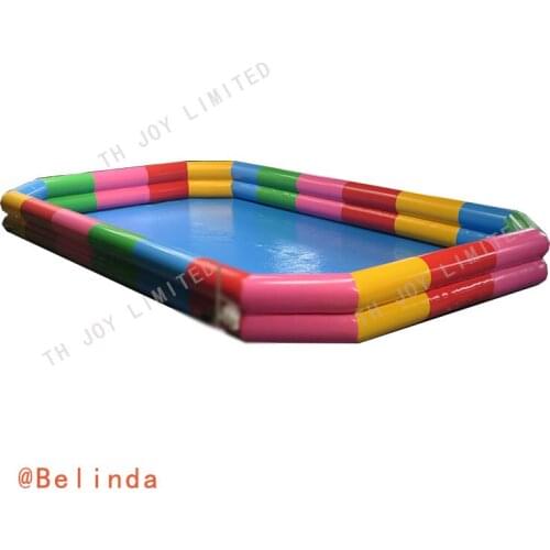 15x9x1.2m Free Sea Shipping Giant Commercial Grade Rental Outdoor Inflatable Pool For Water Balls And Boats