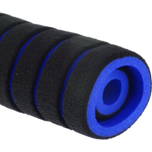 4 In 1 Blue Motorcycle Front Cover Handlebar Grips Universal Hand Grip Guard