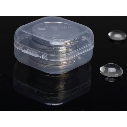 400pcs/lot Small Square Clear Plastic Storage Box Storage Box For Jewelry Diamond Embroidery Craft Bead Pill Home Storage Supply