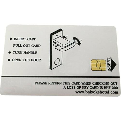 500pcs IC Customized Printing contact Smart 4428 chip card