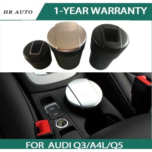 Car ashtray trash can fit for Audi Q3/A4L/Q5 ashtray new A6L/Q7/A7/S5/A5/A3