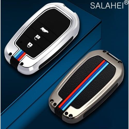 Car Key Case Cover Fob Protection Shell For Toyota Corolla RAV4 Auris Crown Camry Prius CHR Prado Crown Land Cruiser 200 Aygo
