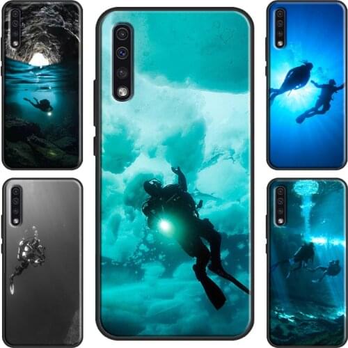Scuba Diving Diver Case For Samsung S20 S9 S10 Plus Note 20 Ultra Galaxy A70 A50 A71 A51 A40 A10 A20e A21S