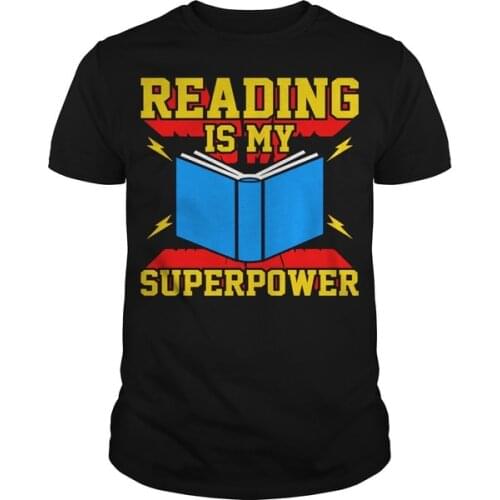 Reading Is My Superpower Reading T-shirt