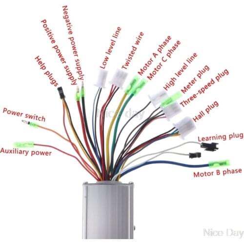 DC 24/36V 250W Brushless Regulator Speed Controller Scooter E-bike Electric Motor Ju24 21 Dropshipping