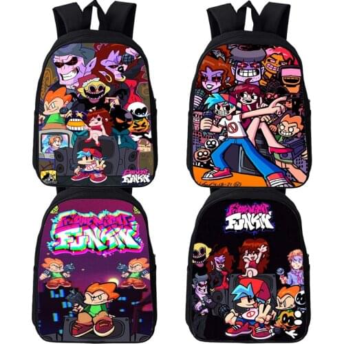 Toddler Friday Night Funkin Kindergarten Backpack For Kids Cartoon Anime School Bags Boys Girls Cute Book Rucksack Mini Mochila