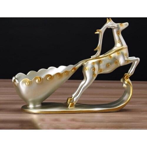 Elegant Wine Rack Deer Home Furnishing Bottle Shelf Ornaments Bar Red Wine Rack