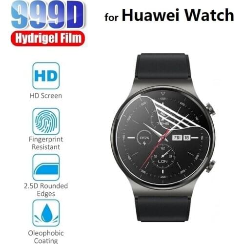 Hydrogel Protective Film for Huawei Watch GT 2 Pro 2e 46mm 42mm Huawei Watch Fit (Not Glass) Screen Protector
