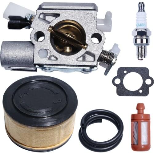 Carburetor Kit For Stihl MS231 MS251 MS251C Chainsaw Air Fuel Filter Line Spark Plug