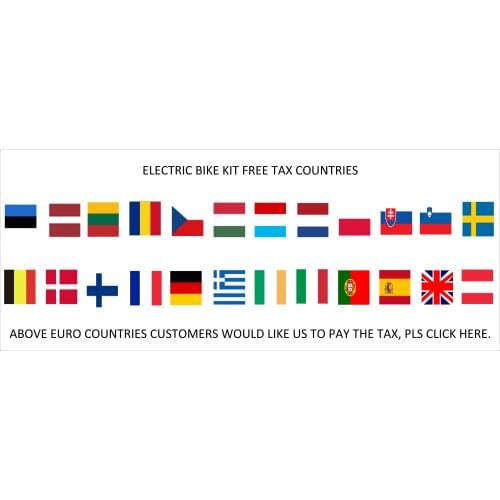 Electirc Bicycle Conversion Kit Customs DDP or XDB Service (Import Duty Included) Shipment