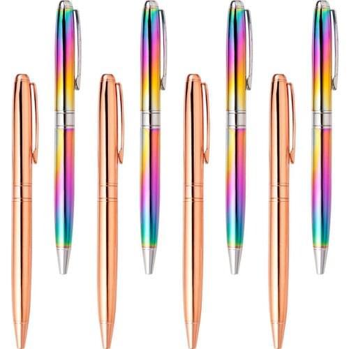 20pcs/lot Custom Logo Metal Ballpoint Pen Gift Pens Business Logo Personalized Gift Pen Engrave Name laser Logo