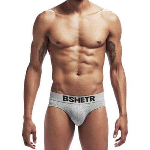 BSHETR Brand Sexy Men Underwear Briefs Backless Buttocks cuecas open back calzoncillos hombre slip Gay Underwear male panties