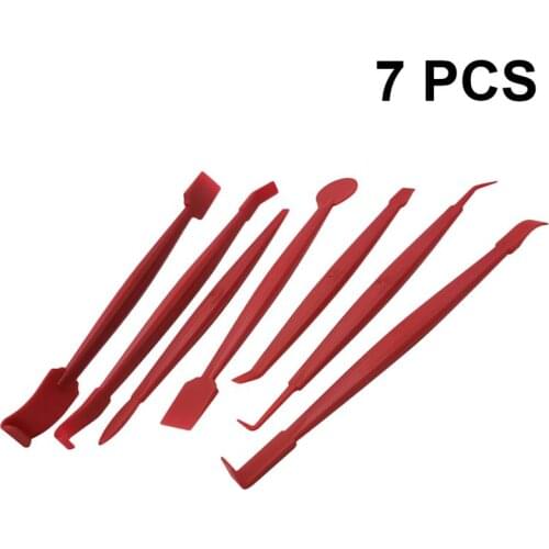1 Set of 7Pcs Auto Trim Removal Tool Set Car Window Tint Tool Kit Car Wrap Stickers Tool Set Tinting Squeegee Film Cutter Tool