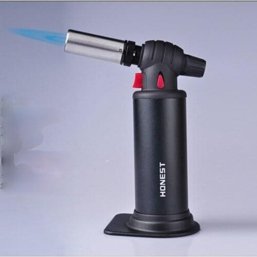 Desktop Straight Into Creative Torch Windproof Lighter Briquets Et Accessoires Fumeurs Soplete Cocina Gadgets for Men Briquet