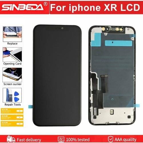 OLED Little Crush For iPhone XR LCD Display Touch Screen with 3D Touch Digitizer For iPhone XR LCD Replacement