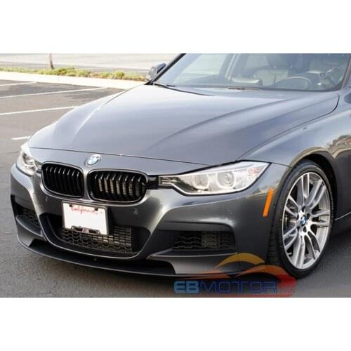 P Style Real carbon fiber Front Lip spoiler for BMW F30 F31 M-Tech M-Sport Bumper 2012UP B193