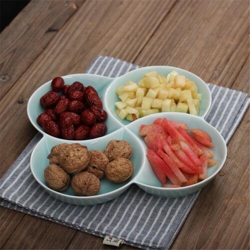 Buffet Plates for Salad Fruit Sushi Sauce Seasoning Dish 1PC Ceramic Combination Dinner Plate Porcelain Creative Dinnerware