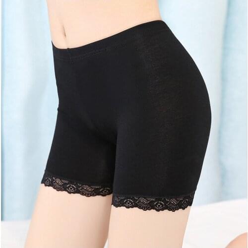 Black white color lace soft confortable Women Lingerie Safe Short Pants Summer Seamless boyshort Sexy Lady Pants Boxers Shorts