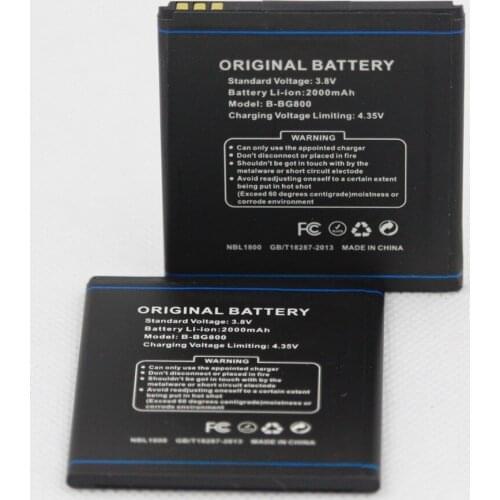 ISUNOO 10pcs/lot Phone internal Battery B-DG800 for DOOGEE DG800 VALENCIA BDG800 2000mAh Mobile Phone replacement Battery
