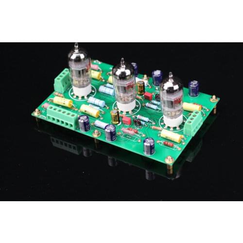 ZEROZONE Assembled 12AX7 E834 RIAA MM Tube Phono Stage Amp Board Base On EAR834 L5-35