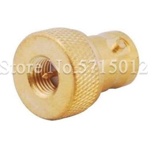 2pcs Gold-plated Copper Connector Adapter BNC Famale Head Turn To SMA Male Head RF Coax Cable Adaptors For Walkie-talkie